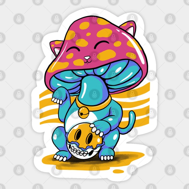 lucky mushroom Sticker by spoilerinc